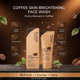 Flicka Coffee Skin Brightening Face Wash