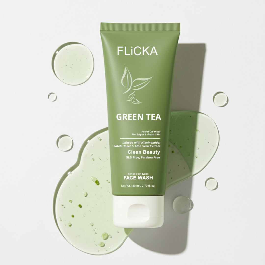 Flicka Green Tea Facial Cleanser