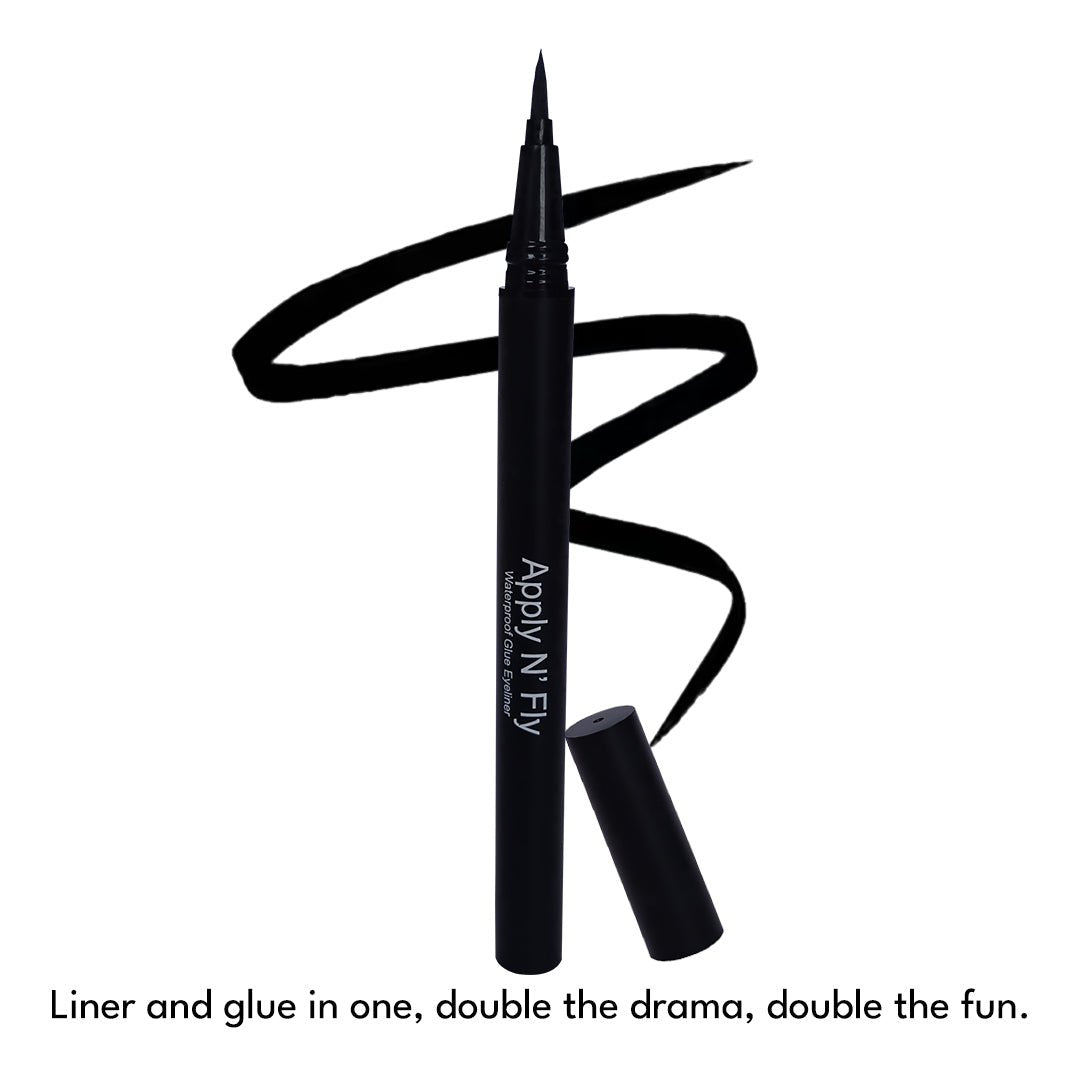 Flicka Apply N’ Fly - Eyelash Glue + Eyeliner